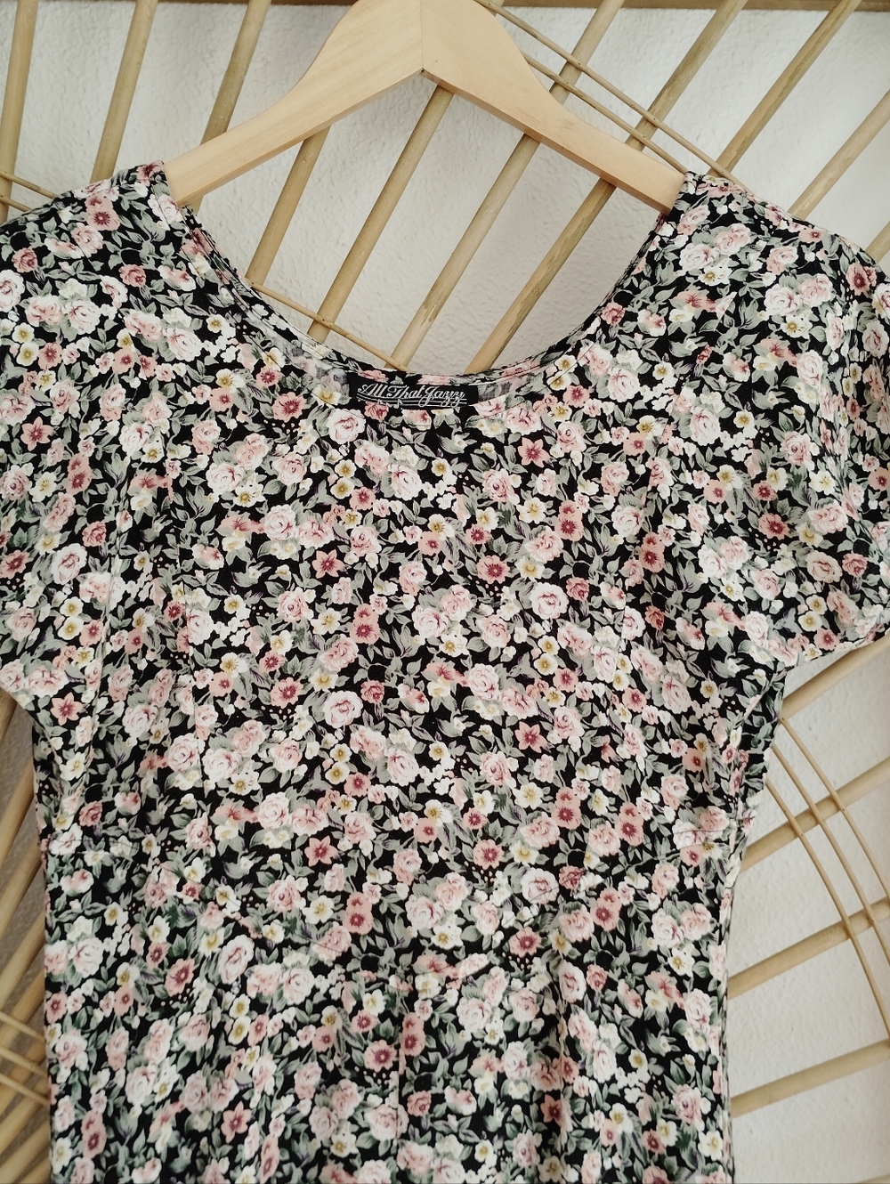 Vintage All That Jazz Floral Maxi Dress - Picture 5 of 11